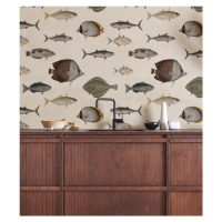 WALLCOLORS Under the Sea Beige wallpaper - tapeta POVRCH: Prowall Concrete