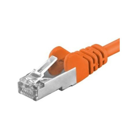 Premiumcord Patch kábel CAT 6a S-FTP RJ45-RJ45 AWG 26/7 7m oranžový