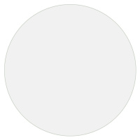 vidaXL Chránič na stôl priehľadný Ø 100 cm 1,6 mm PVC