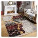 Sivo-vínový prateľný koberec 120x180 cm – Mila Home