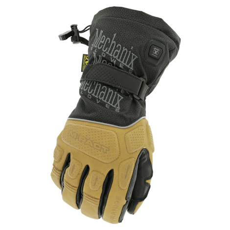 MECHANIX Vyhrievané rukavice ColdWork M-Pact clim8 - hnedé/čierne S/8