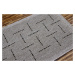Kusový koberec FLOORLUX Silver/Black 20008 – na ven i na doma - 240x330 cm Devos koberce