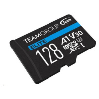 Karta TEAM MicroSDXC 128GB ELITE A1 V30 UHS-I U3 (100/50 MB/s) + SD adaptér