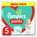 PAMPERS Pants 5 (11-18 kg) 96 ks Mega box - plienkové nohavičky