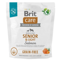 Krmivo Brit Care Dog Grain-free senior & Light Salmon 1kg