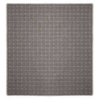 Kusový koberec Udinese hnědý čtverec - 250x250 cm Condor Carpets