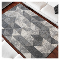 domtextilu.sk Sivý koberec s moderným vzorom 26829-154941