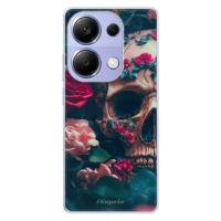 Odolné silikónové puzdro iSaprio - Skull in Roses - Xiaomi Redmi Note 13 Pro