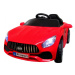 mamido  Elektrické autíčko Cabrio B3 v červenej farbe pre deti