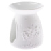 Biela porcelánová aromalampa Dakls, výška 12,2 cm