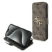 Púzdro Guess GUBKP15S4GMGBR iPhone 15 6.1" brown book 4G Metal Logo (GUBKP15S4GMGBR)