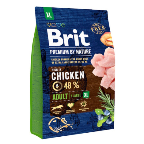 BRIT Premium by Nature Adult XL granule pre psov 1 ks, Hmotnosť balenia: 15 kg