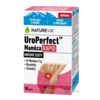 SWISS NATUREVIA UroPerfect Manóza RAPID na močové cesty 10 vrecúšok