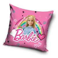 Carbotex Obliečka na vankúšik Barbie Čarovná Dúha, 40 x 40 cm