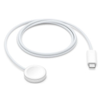 Nabíjací kábel Tactical na Apple Watch 1/2/3/4/5/6/SE/7 USB-C biely
