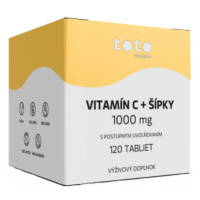 TOTO VITAMÍN C 1000 mg + ŠÍPKY 120 tbl