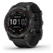 Garmin Fenix ??7 Sapphire Solar Edition Grey DLC Titanium / Black Band