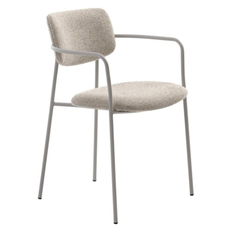 Krémovobiela jedálenská stolička Zama – Unique Furniture