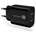 CONNECT IT Voyager2 nabíjací adaptér 1×USB-C, 25W PD, ČIERNY