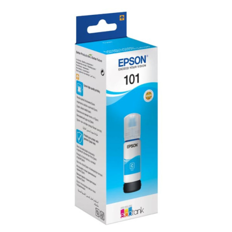 EPSON ORIGINAL INK C13T03V24A, 101, CYAN, 70ML, EPSON ECOTANK L6160,L6170,L6190,L4150,L4160