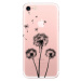 Odolné silikónové puzdro iSaprio - Three Dandelions - black - iPhone 7
