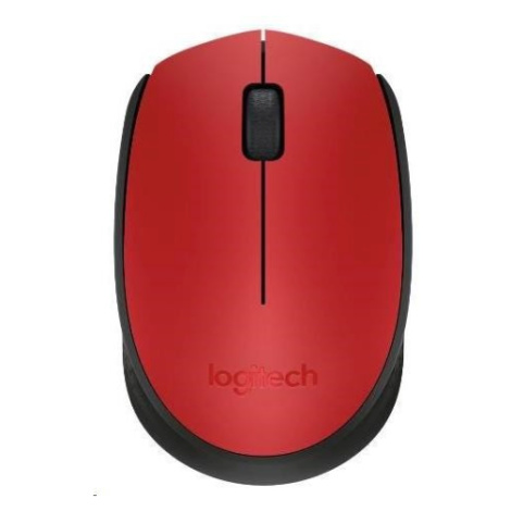 Logitech Wireless Mouse M171, red