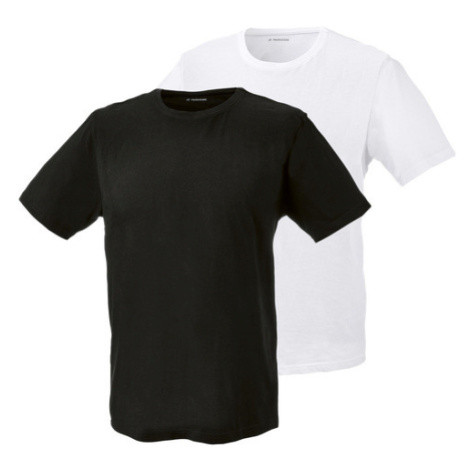 PARKSIDE® Pánske tričko, 2 kusy (S (44/46), biela/čierna)
