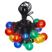 Farebný svetelná párty LED reťaz Star Trading Small Circus Filament, dĺžka 8,55 m