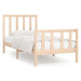 Rám postele masívne drevo 90 × 200 cm, 3106818