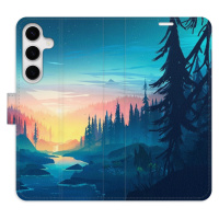 Flipové puzdro iSaprio - Magical Landscape - Samsung Galaxy S24+