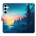 Flipové puzdro iSaprio - Magical Landscape - Samsung Galaxy S24+