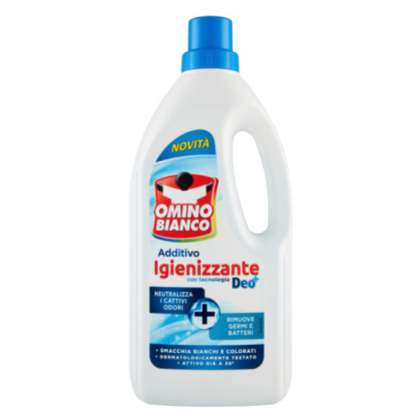 AC MARCA OMINO BIANCO ADDITÍVO IGIENIZZANTE DEO+, PRÍDAVNÝ HYGIENIZAČNÝ PRACÍ GÉL 900 ML.