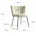 Biele jedálenské stoličky v súprave 2 ks Aniela – Kave Home
