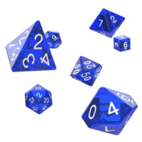 Sada kociek na RPG: Oakie Doakie Dice RPG Set Translucent - Blue (7 ks)