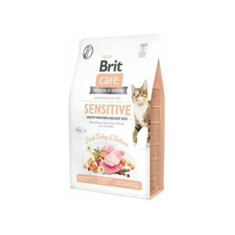 Brit Care Cat GF Sensit. Heal.Digest&Delic.Taste2kg zľava
