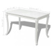 Jedálenský stôl vysoký lesk biely Dekorhome,Jedálenský stôl vysoký lesk biely Dekorhome