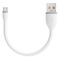 Satechi kábel Flexible USB to Micro USB 0.15m - White