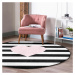 Čierno-biely detský koberec ø 80 cm Comfort – Mila Home