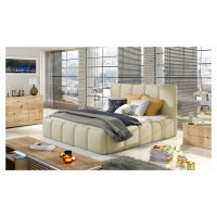 ELTAP POSTEL EDVIGE + DREVENY KARKAS + PLYNOVY ZDVIHAC + KONTAJNER 180X200, SOFT 33, BEIGE, 2271