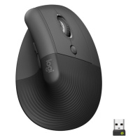 Logitech Lift Vertical Ergonomic Mouse šedá