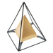 Kovová soška v zlatom dekore Mauro Ferretti Piramid