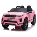 Elektrické autíčko Range Rover EVOQUE, Jednomiestne, pink, Kožené sedadlá, MP3