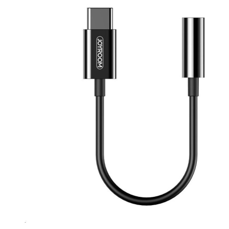 Redukcia Joyroom s konektormi USB Type-C - 3,5 mm jack čierny