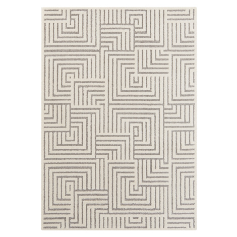 Kusový koberec New York 105093 Cream, grey - 80x150 cm ELLE Decoration koberce