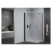 MEXEN/S - Pretória sprchovací kút 90x70, transparent, čierna + sprchová vanička vrátane sifónu 8