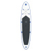 vidaXL Nafukovací Stand up paddleboard s plachtou, modro biely