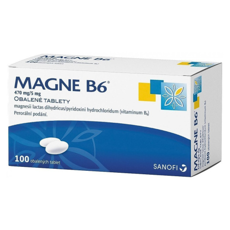 Magne-B6 tbl.obd.100 x 470 mg/5 mg