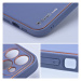 Plastové puzdro na Apple iPhone 15 Plus Leather modré