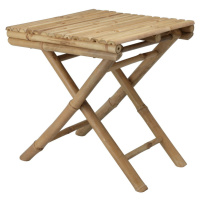 Skladací bambusový stolík Meerut, 40 x 45 x 40 cm