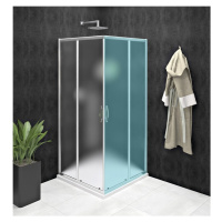 GELCO - SIGMA SIMPLY sprchové dvere posuvné pre rohový vstup 800 sklo BRICK GS2480